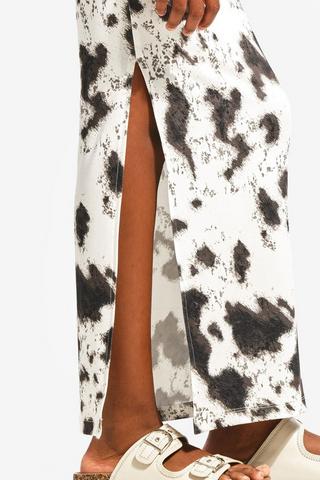 Printed Bodycon Skirt