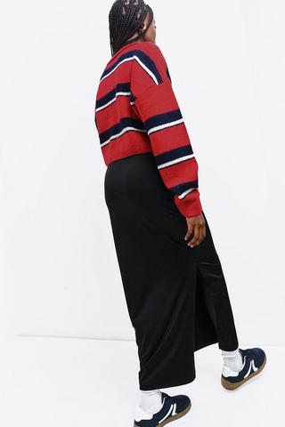 Skin Tight Midi Skirt