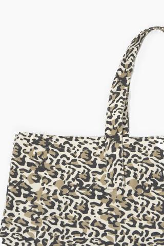 Leopard Print Shopper Bag