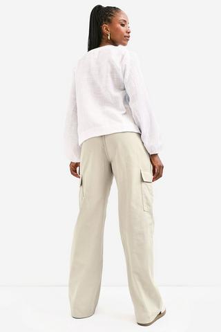 Wide Leg Cargo Pants