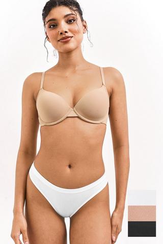 3 Pack Seamless Thong