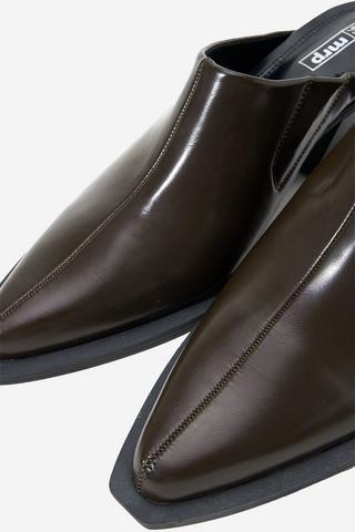 Slip-on Western Mule