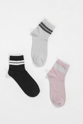 3 Pack Socks