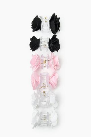 6 Pack Flower Clips