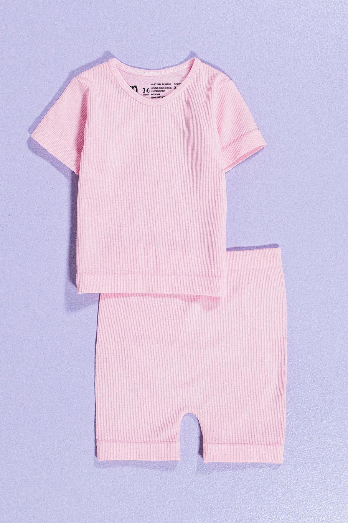 Embroidered T-Shirt & Shorts Set main image 1