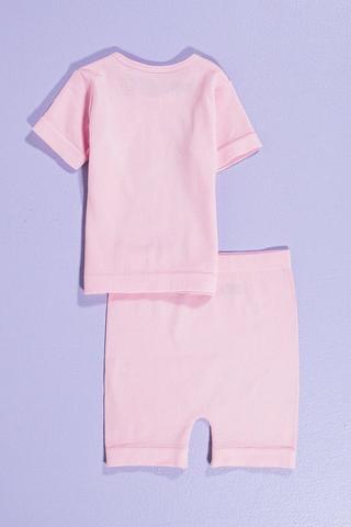 Seamless T-Shirt And Cycle Shorts Set
