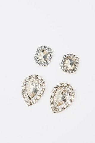 2 Pack Stud Earrings