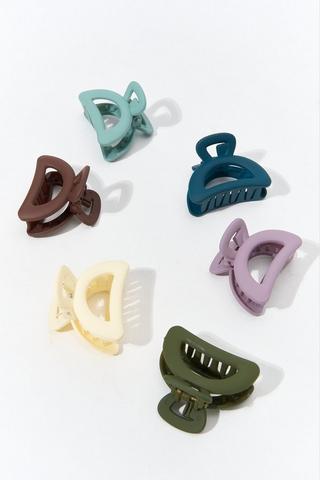 6 Pack Mini Hair Claw