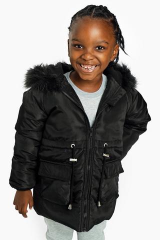 Hooded Puffer Parka Jacket