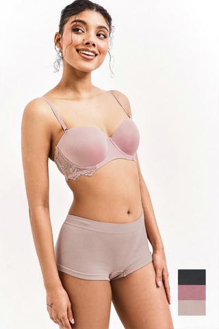 3 Pack Seamless Boyleg