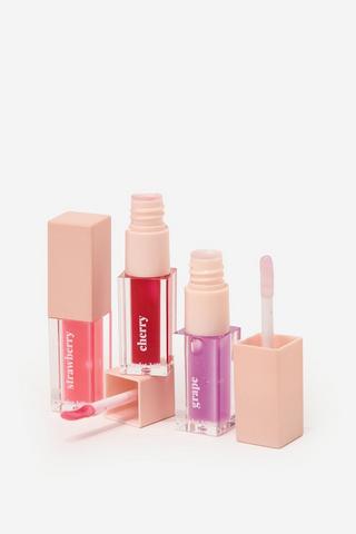 3 Pack Lip Oil - Berry