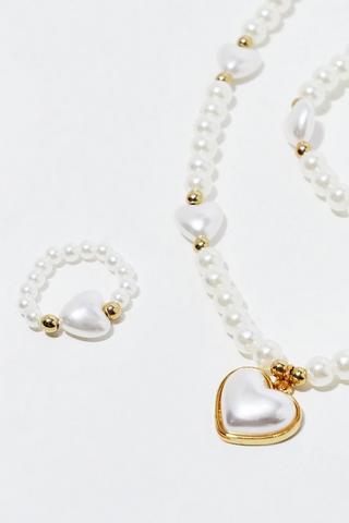 3 Pack Pearl Jewellery Set