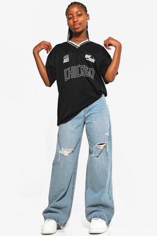 Wide-Leg Denim