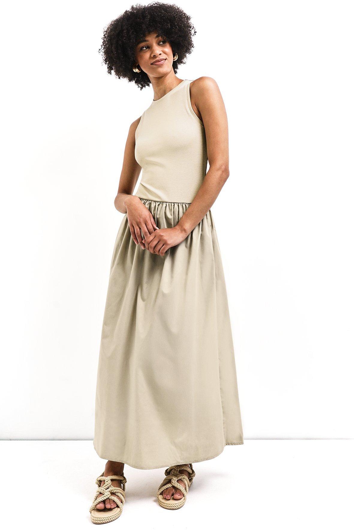 The Drop Waist Shirt Dress main image 1