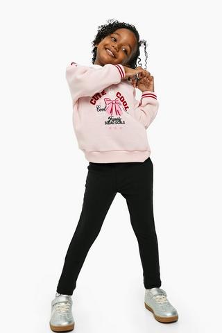 Sweat Top And Leggings Set