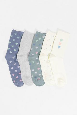 5 Pack Anklet Socks
