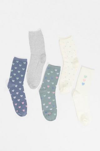5 Pack Anklet Socks