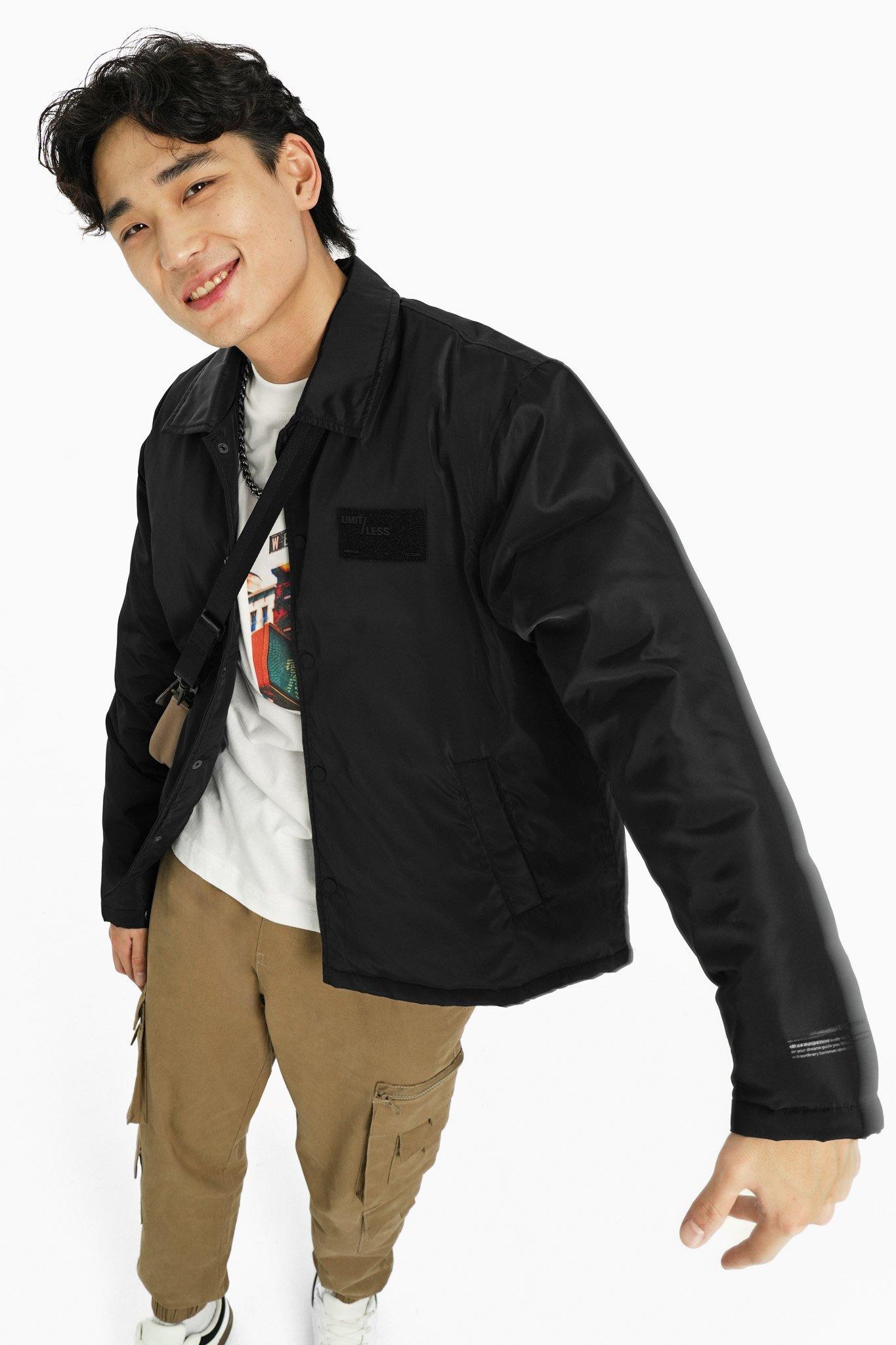 Clothing Mr Price Black Denim Jackets Black Orson Selvedge Denim