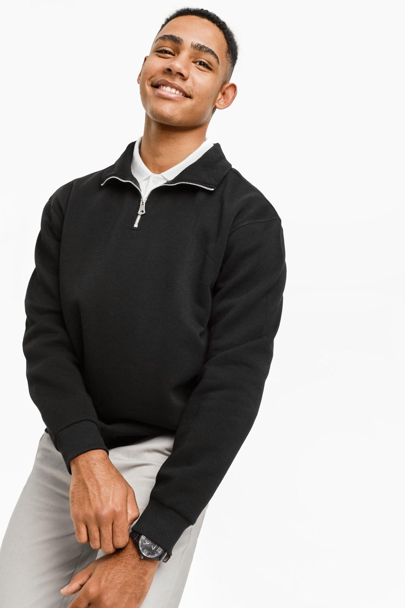 Quarter Zip Sweat Top