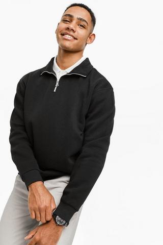 Quarter Zip Sweat Top
