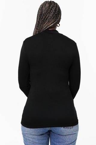 Long Sleeve Turtle Neck Top