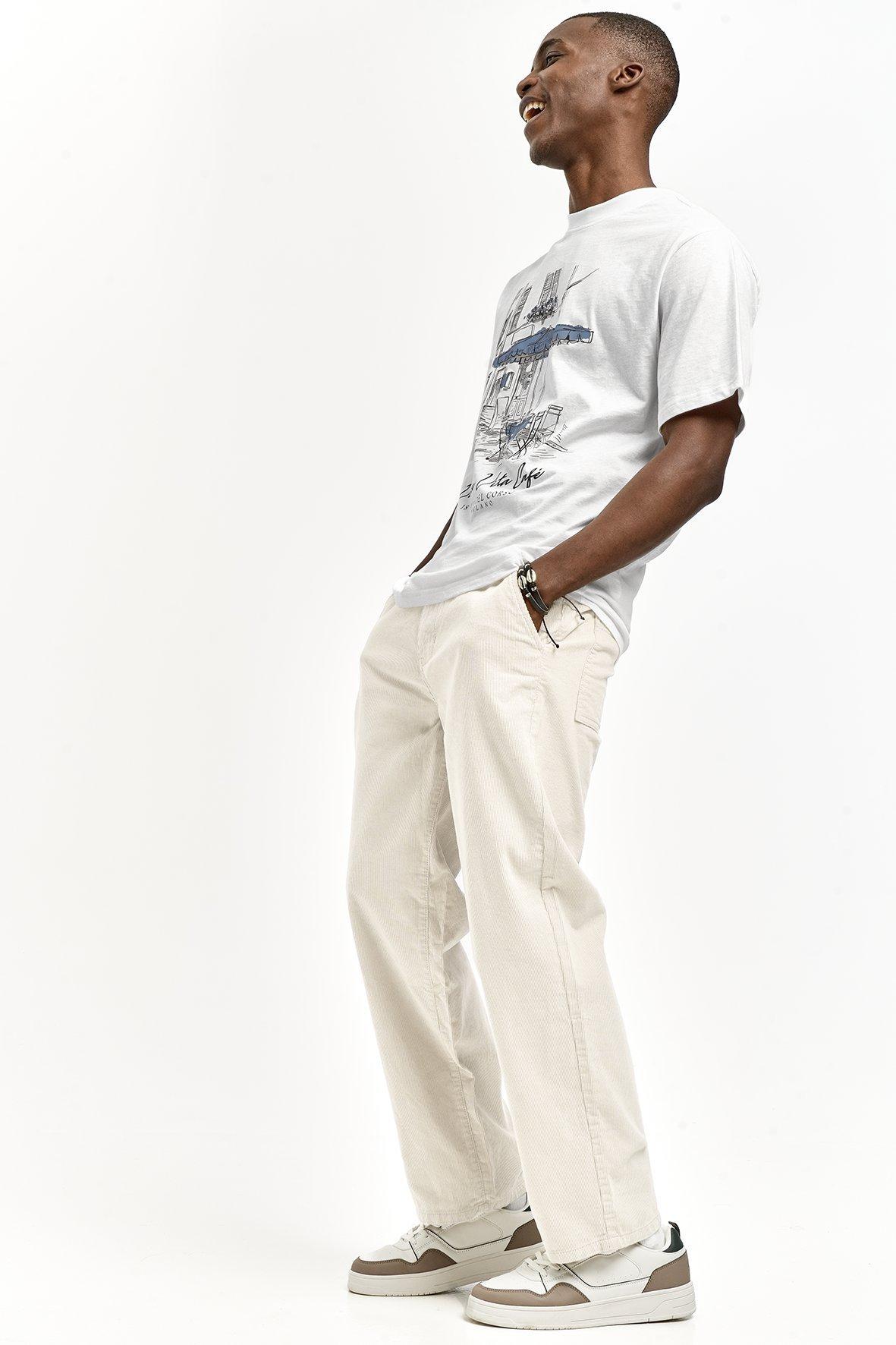 Inserch Cotton Corduroy Pants P267-09 Khaki main image 0