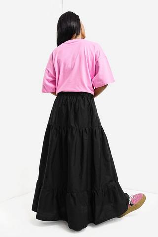 Tiered Maxi Skirt