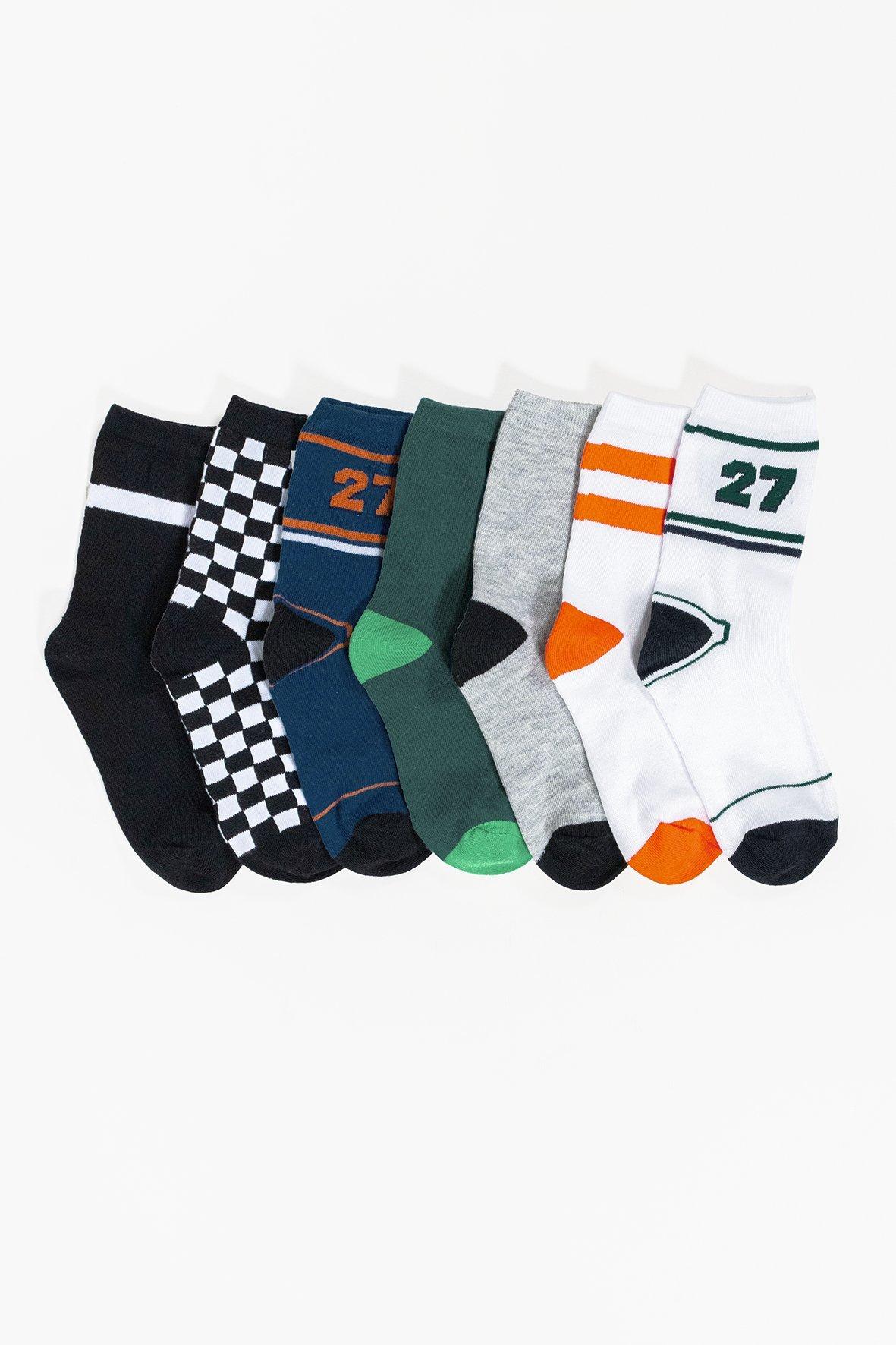 7 Pack Socks