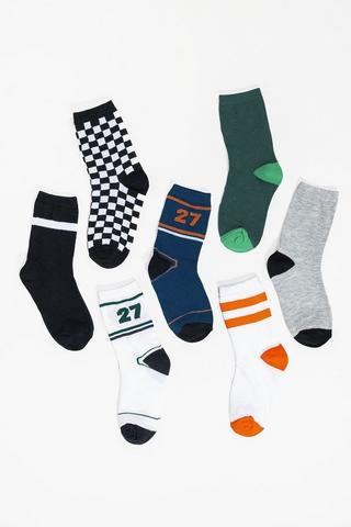 7 Pack Socks