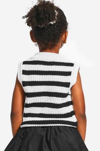 Stripe Knit Vest