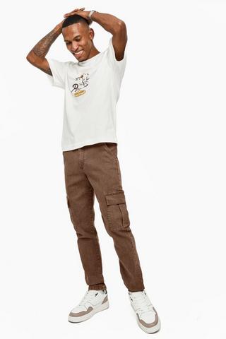 Slim Cargo Denim