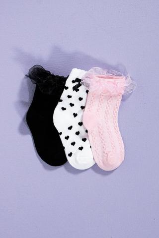 3 Pack Socks