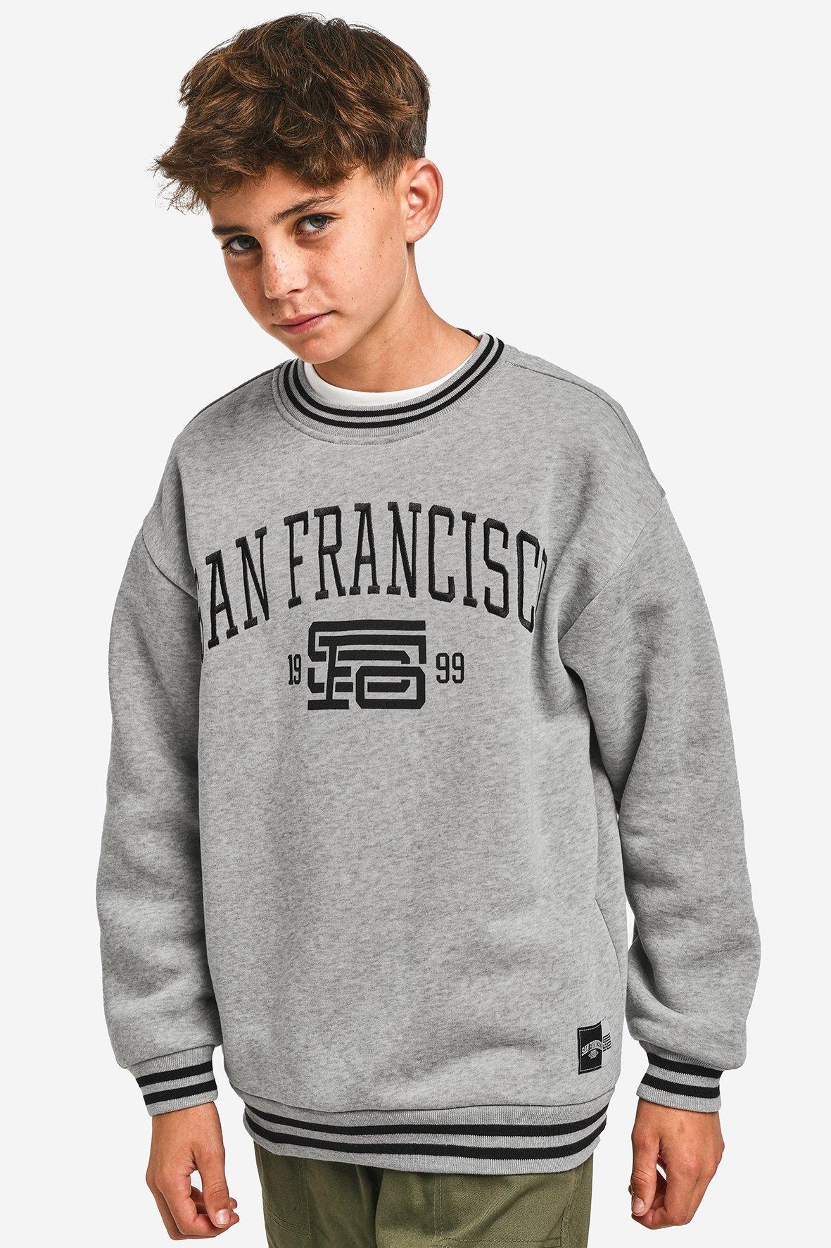 Sweat Vintage San Francisco California Beach Club 1986 – Taille L – Hanes – Occasion Très Bon état