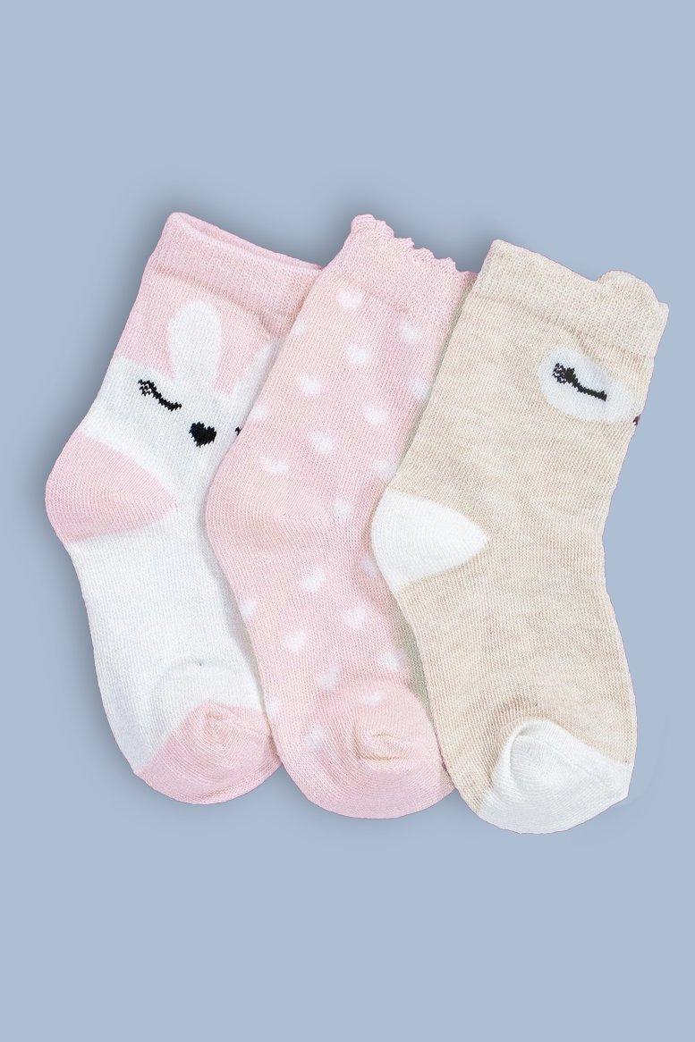 Rainbow Bunny Socks main image 1