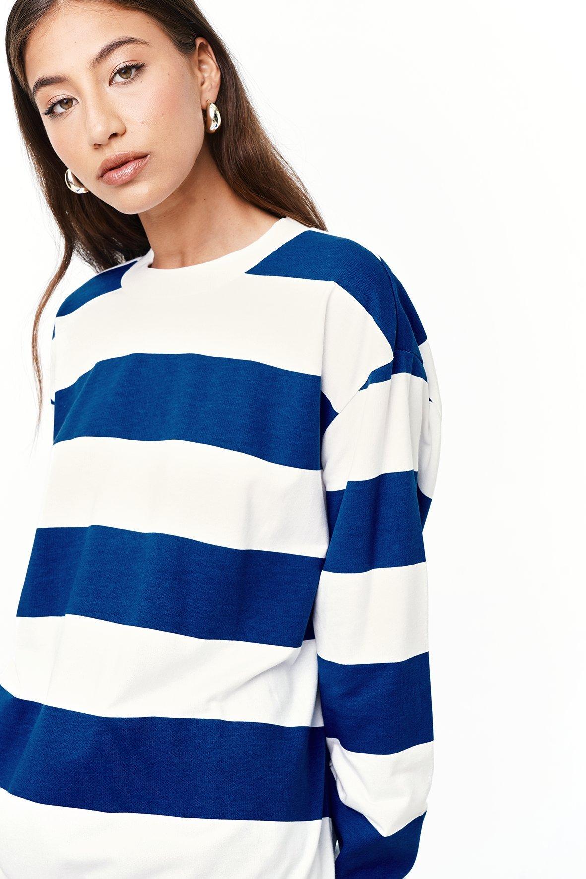 Stripe Sweat Top