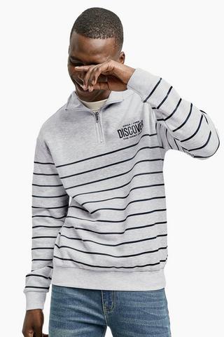 Quarter Zip Sweat Top