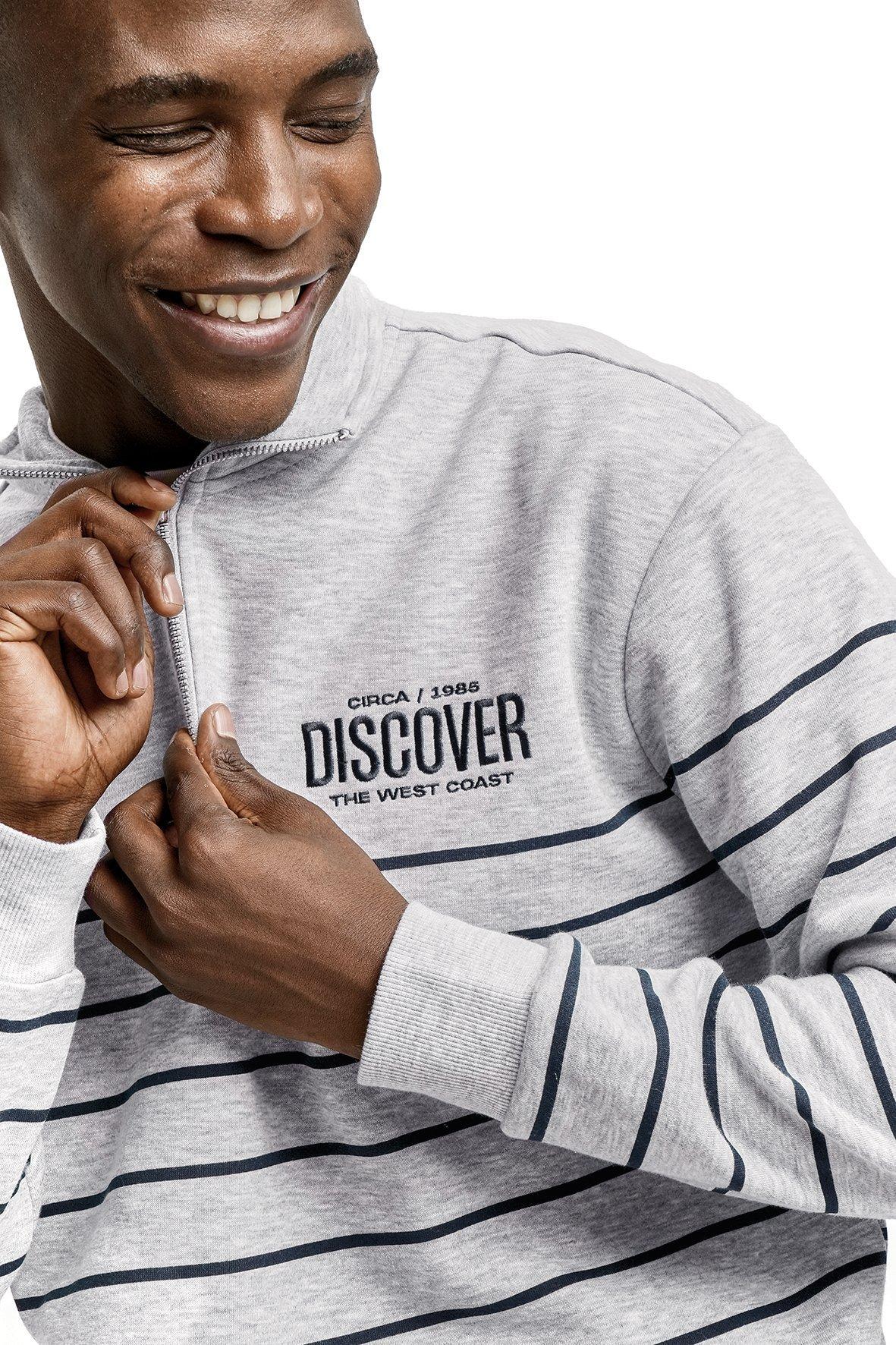 Quarter Zip Sweat Top