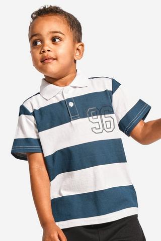 Stripe Rugby Golfer