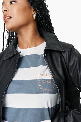 Oversized Stripe T-Shirt