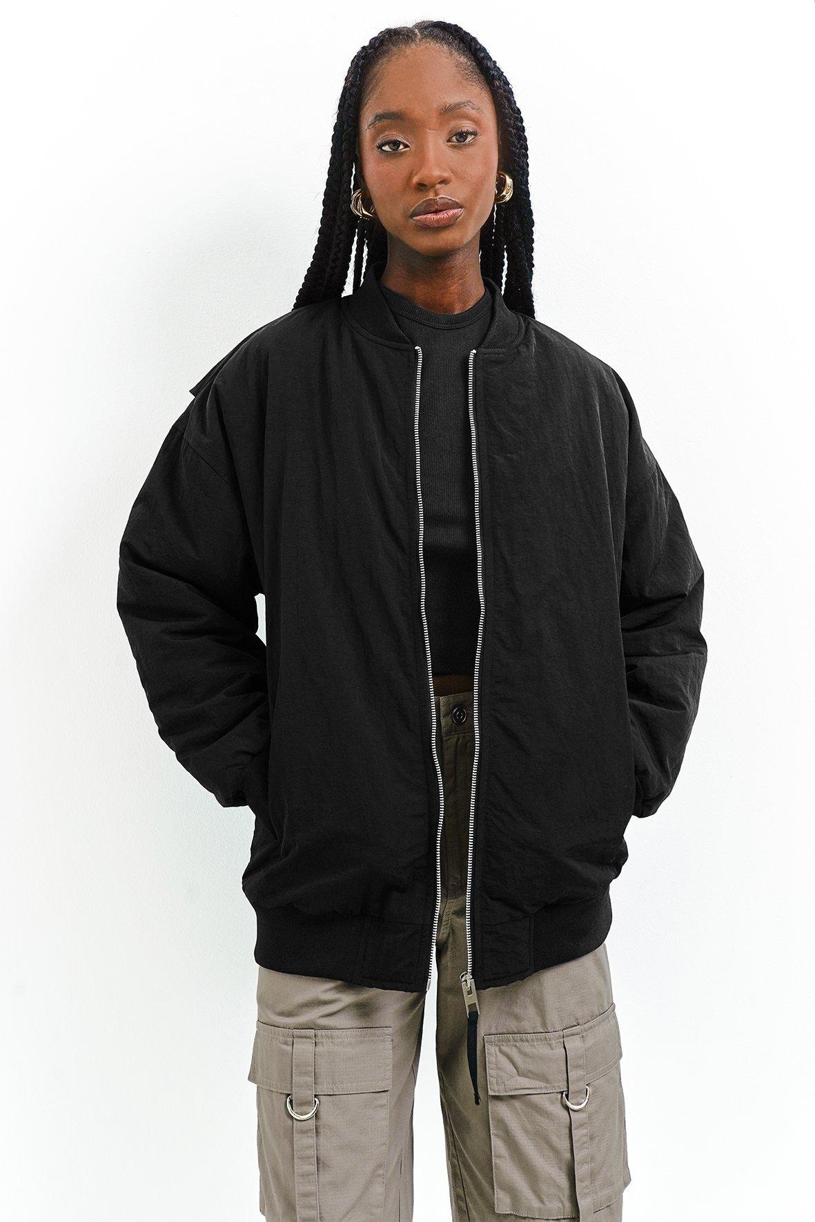 Oversized Bomber Jacket