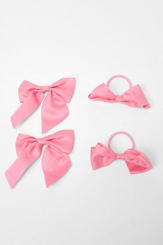 Bow Hair Accessory Set