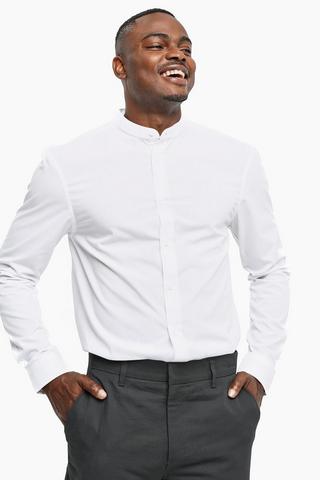 Mandarin Collar Shirt