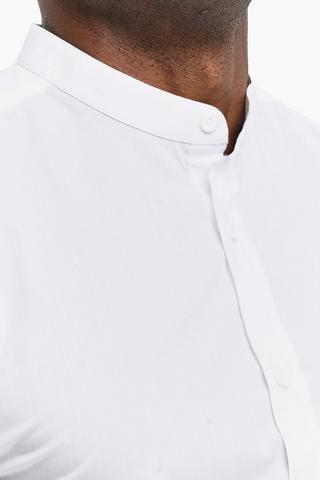 Mandarin Collar Shirt