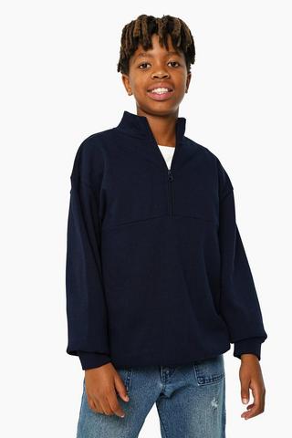 Quarter-Zip Sweat Top