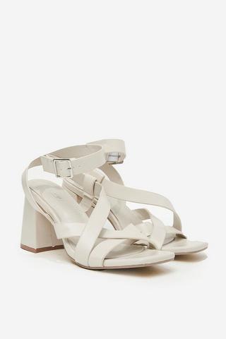 Chunky Ankle Strap Block Heel
