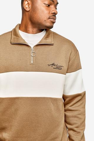 Quarter Zip Sweat Top