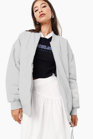 Oversized Bomber Jacket