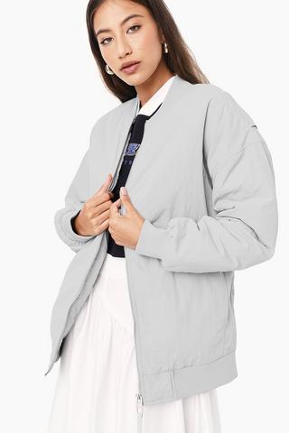 Oversized Bomber Jacket