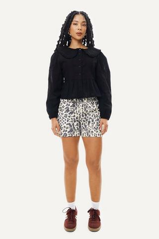 Leopard Print Shorts
