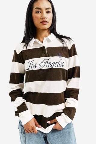 Stripe Long Sleeve Golfer